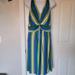 Laundry by Shelli Segal sleeveless knot front dress. Size 8